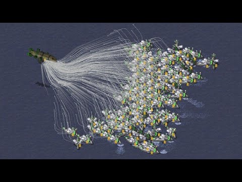 100 Aegis attacking at the same time - Red Alert 2