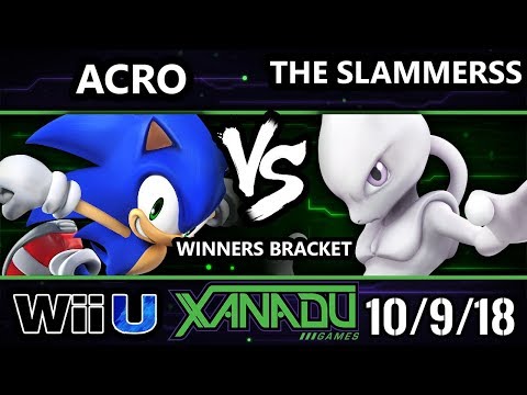 S@X 271 Smash 4 - Acro (Sonic) Vs. The Slammerss (Mewtwo) Wii U Winners Bracket