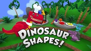 Learning Shapes - Dinosaur Shapes - Shapes with Baby T-Rex - Shapes Animation for Children