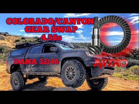 COLORADO and CANYON Regear swapping the stock 3.42 to 4.56 gears
