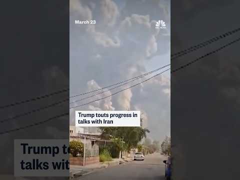 Trump touts progress in talks with Iran