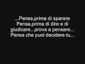 Pensa-Fabrizio Moro(testo) 