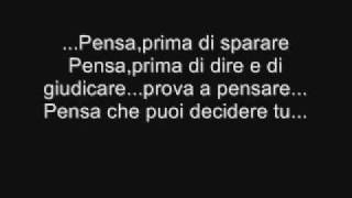 Pensa-Fabrizio Moro(testo)