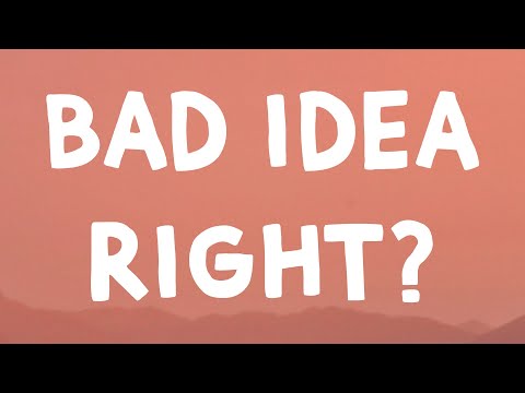 Olivia Rodrigo - Bad Idea Right? (Lyrics)