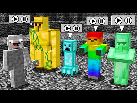 Watch how I become powerful mobs in Minecraft BEDWARS🔥