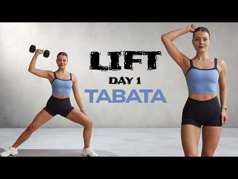 30 MIN FAT BURNING DUMBBELL TABATA HIIT WORKOUT- Low Impact