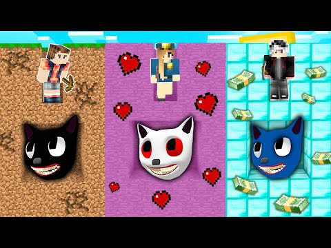 AİLECEK YANLIŞ CARTOON CAT SEÇERSEN ÖLÜRSÜN! 😱 - Minecraft