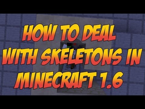 Fighting Skeletons Like A Pro [A.I. Exploit] - Minecraft 1.6.2