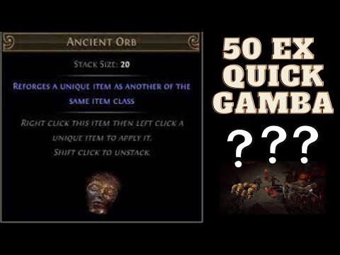 Is it possible? Kommt da noch was? | Ancient Orb Gamble für 50EX