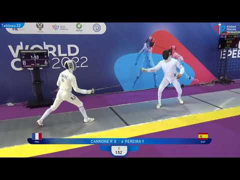 Sirius Epee 2022, ME Ind T32 Pereira ESP - Cannone FRA