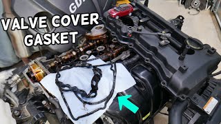 HYUNDAI TUCSON VALVE COVER GASKET REPLACEMENT, VALVE COVER LEAKING OIL