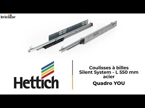 Coulisses Quadro YOU Silent System - 30 kg HETTICH