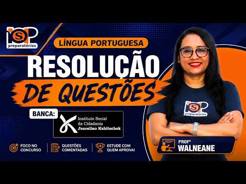 Thumbnail da aula: Resolução de Questões de Língua Portuguesa – Instituto JK