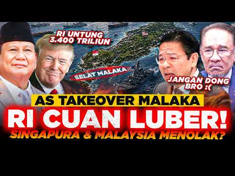 SELAT MALAKA DI INCAR AMERIKA!! Indonesia CUAN 3,4 KUADRILIUN, Malaysia, Singapura Gak TERIMA?