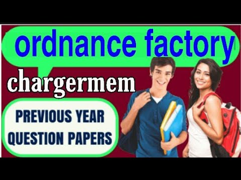 Ordnance Factory Chargeman Previous Paper/Ordnance Factory Chargeman previous question paper