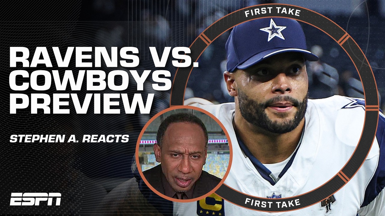Ravens or Cowboys: Who’s MORE LIKELY to win their division?! 👀 | First Take