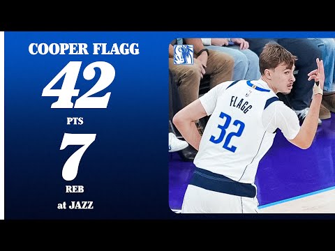 Cooper Flagg (42 Points) at Utah Jazz | December 15, 2025