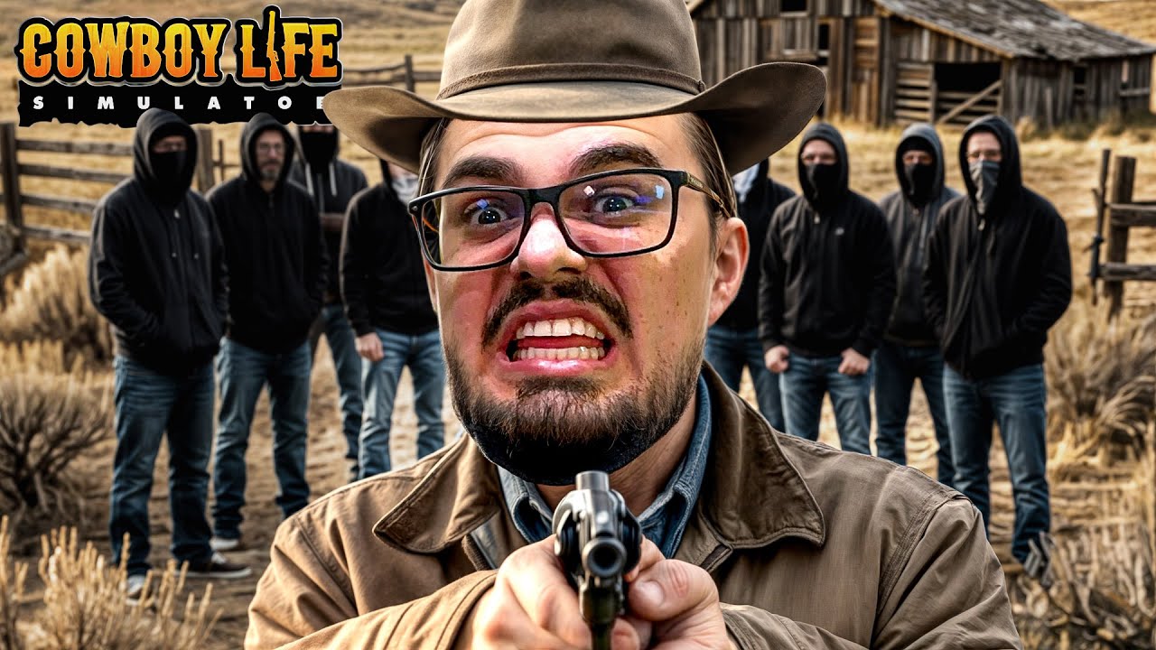 FUI CERCADO POR UM GRUPO DE BANDIDOS - COWBOY LIFE SIMULATOR
