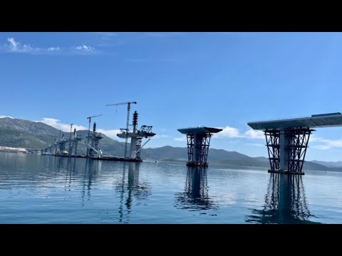 Svečanost spajanja Pelješkog mosta, prijenos