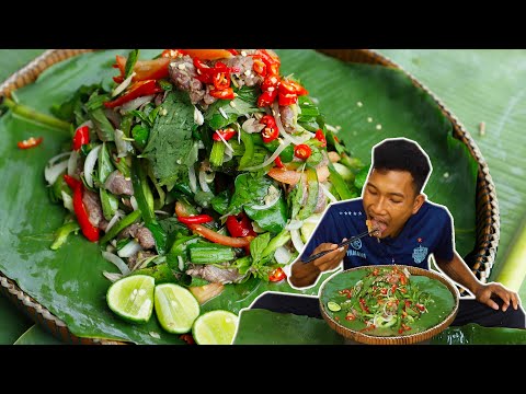 Oh My God! Eat Raw Beef With Thai ! styled Chili Salt...