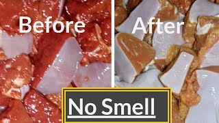 How to wash Kaleji | How to Clean Kaleji/Liver and remove smell | Cooking with Shifa Ali