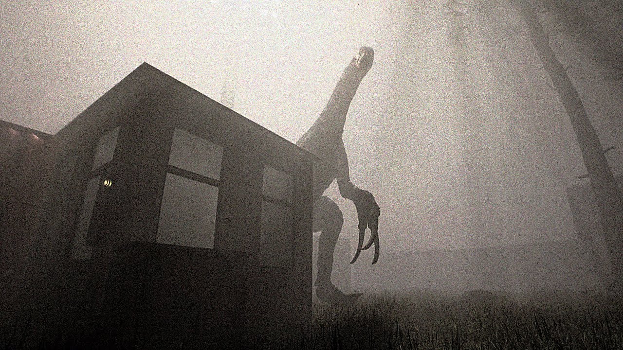 um jogo de terror com DINOSSAUROS...