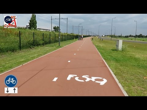 Cycle route F59 (sped-up)