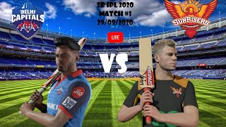 SB IPL 2020 Match #1 DC vs SRH || T10