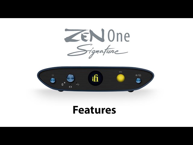 Video teaser per ZEN One Signature  Features