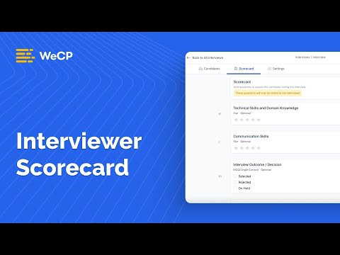 Interview Scorecard