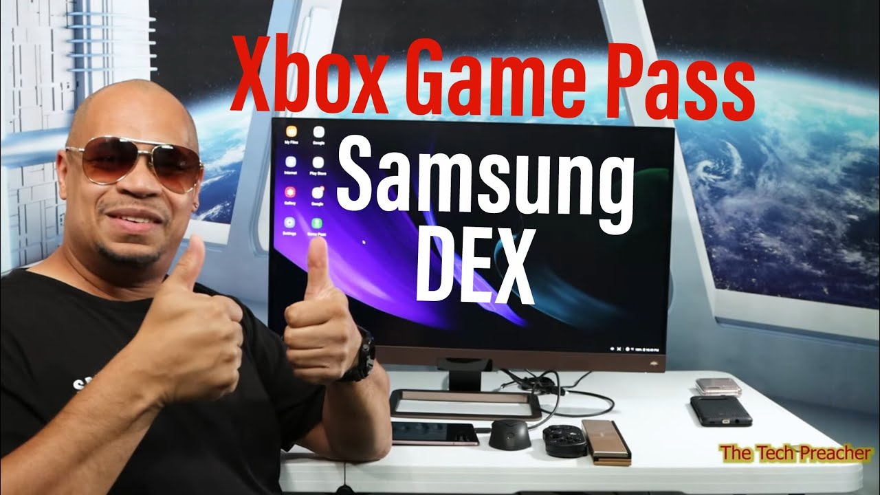 Xbox Game Pass On Galaxy Z Fold Using Samsung DEX | This Is DOPE!!!