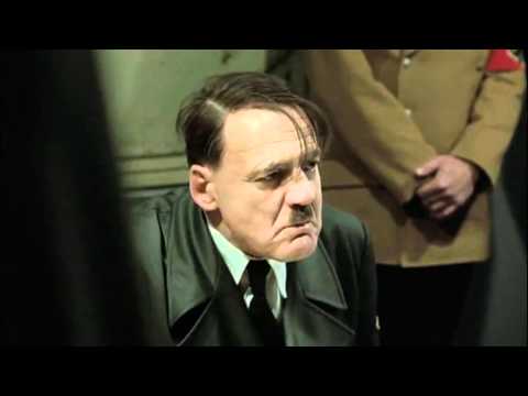 Hitler reagerar på att Eva Braun har varit otrogen