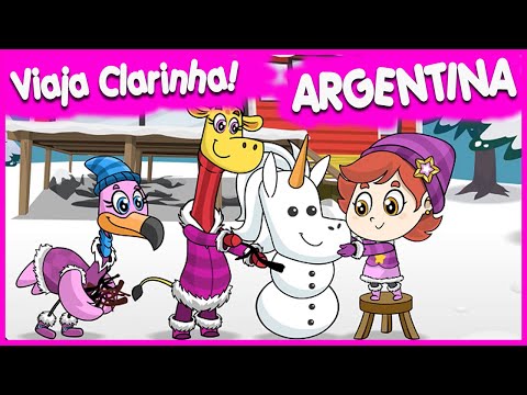 Viaja Clarinha: Argentina - Desenho infantil - Música Borboletinha tá na cozinha