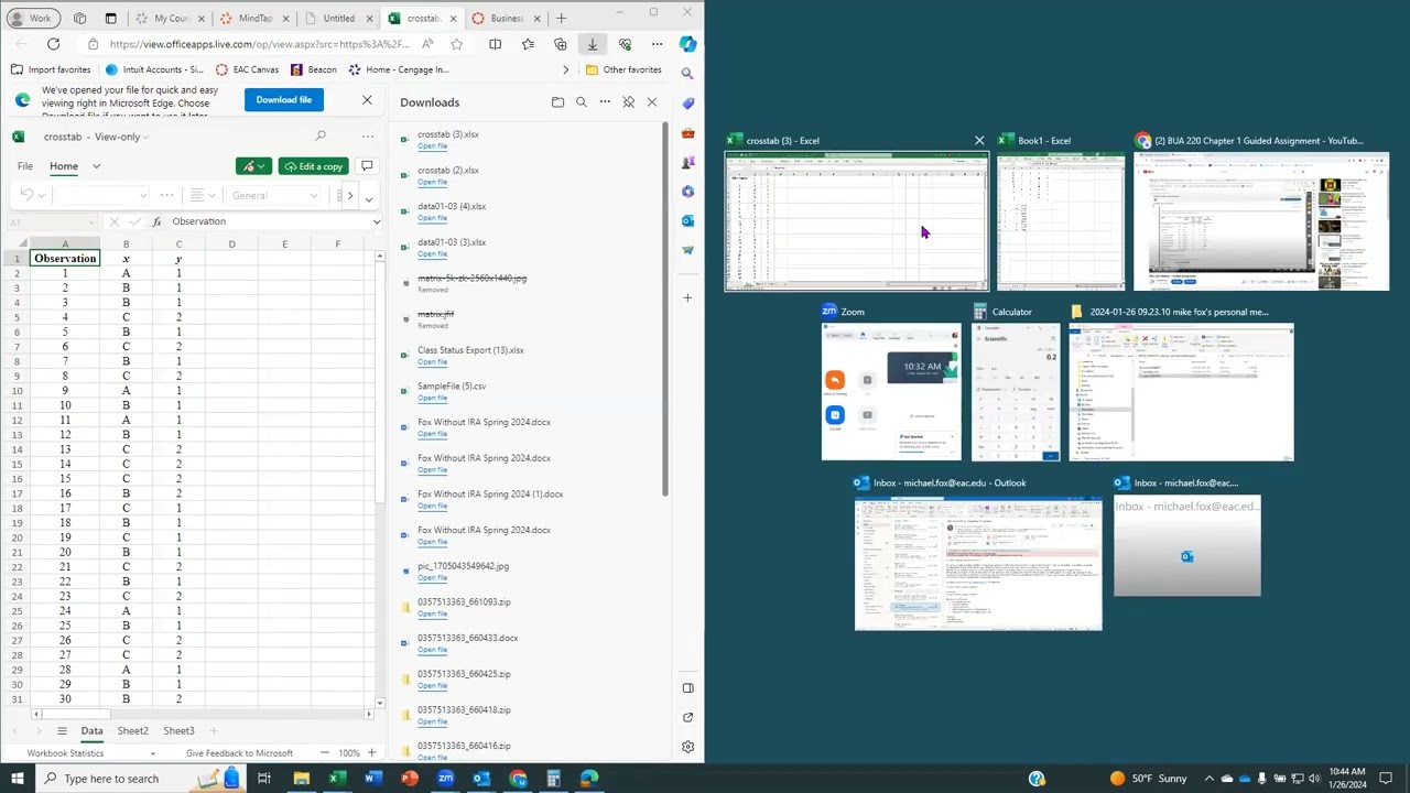 BUA 220 Chapter 2 Guided Assignment