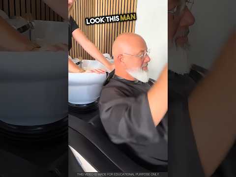 This Man Went To Get A Haircut With Just One Hair On His Head