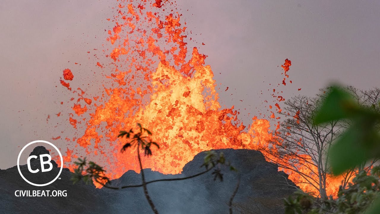 Live Video: Kilauea Lava Flow Activity In Lower Puna Hawaii