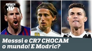 Messi e CR7 CHOCAM o mundo. E Modric?