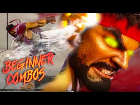Ryu Basic Beginner Combos | Street Fighter 6