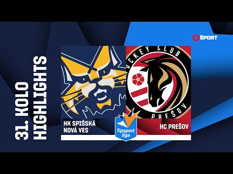 31. kolo: HK Spišská Nová Ves - HC Prešov 3:0 (1:0, 2:0, 0:0)