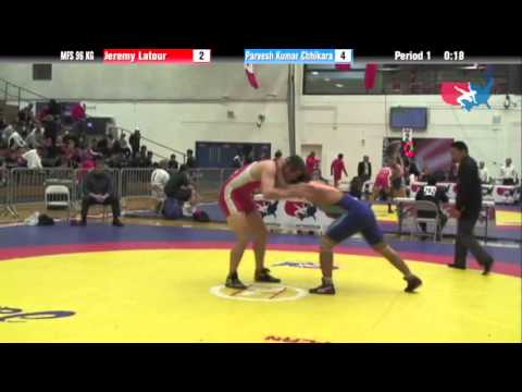 96 KG Consolation R1 - Jeremy Latour CAN vs Parvesh Ku Chhikara IND