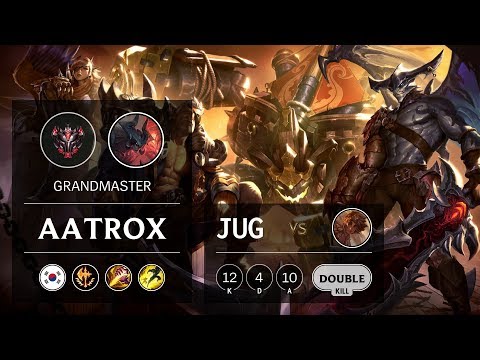 Aatrox Jungle vs Taliyah - KR Grandmaster Patch 9.10