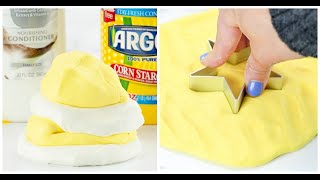 2 Ingredient Cloud Dough - How to Make Silky Smooth Play Dough with Hair Conditioner!