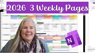 2026  3 Different Weekly Page layouts