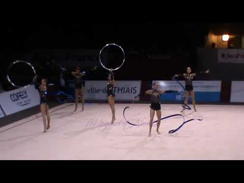POLAND 3 ribbons 2 hoops - 2012 Thiais Groups AA
