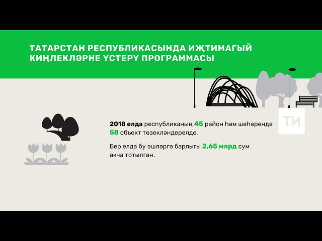 Иҗтимагый киңлекләрне үстеру