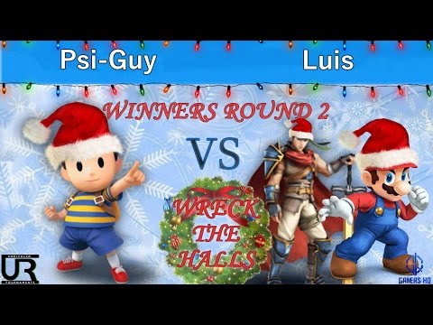 Wreck The Halls  WINNERS ROUND 2 - Psi-Guy (Ness) vs Luis (Mario, Ike)