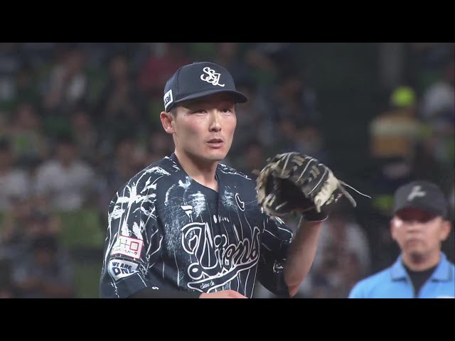 【2回表】捕ってから早い!! ライオンズ・源田壮亮 二遊間への打球を軽快に捌く!! 2024年8月30日 埼玉西武ライオンズ 対 北海道日本ハムファイターズ