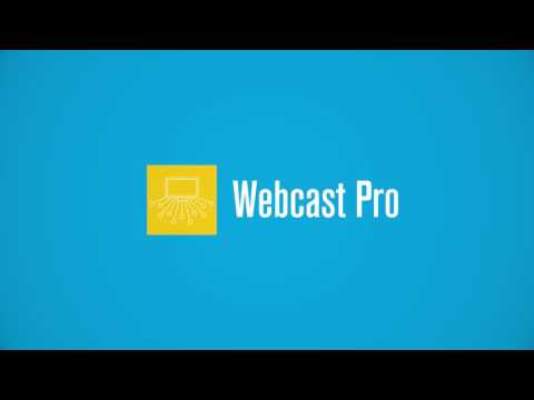 Webcast Pro Webinar and Webcasting Software
