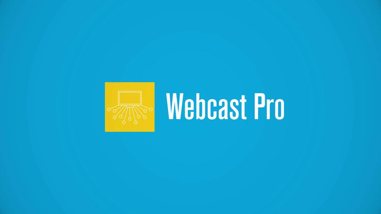 Webcast Pro Webinar and Webcasting Software