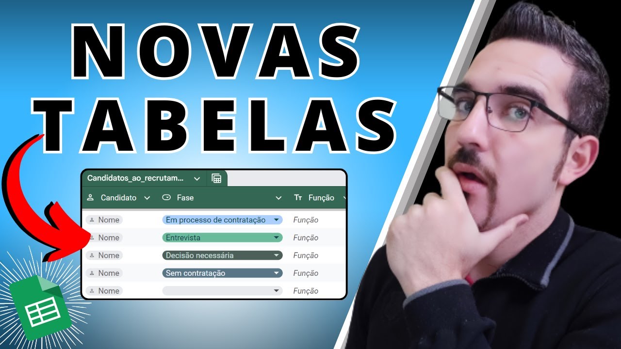 Novo Recurso de Tabelas do Planilhas Google! | Google Sheets
